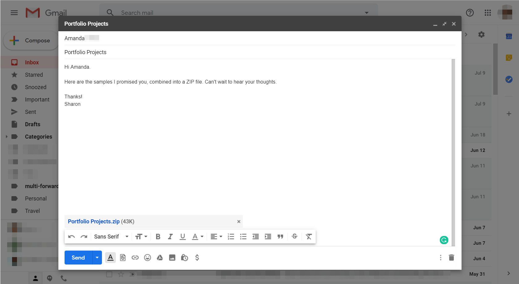 compress files for email mac